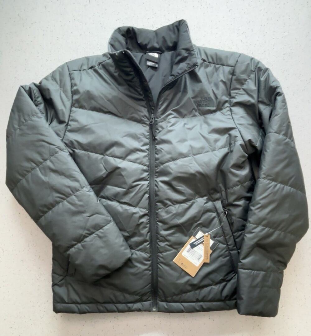 NWT The North Face Junction Insulated Jacket Men's M Gray Puffer Full Zip $99